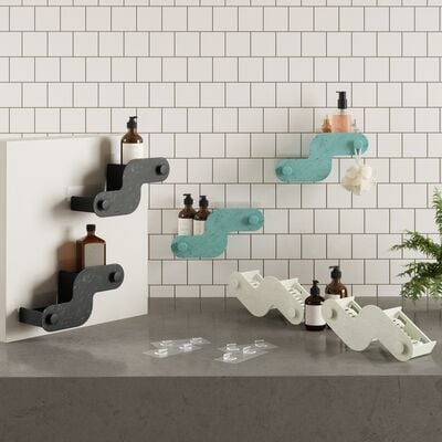 Umbra Nami hyllyt 2 kpl merensininen